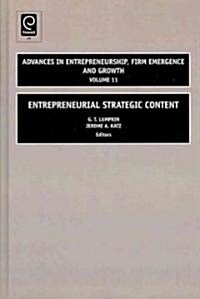 Entrepreneurial Strategic Content (Hardcover)