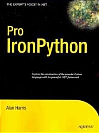Pro Ironpython (Paperback, 1st)