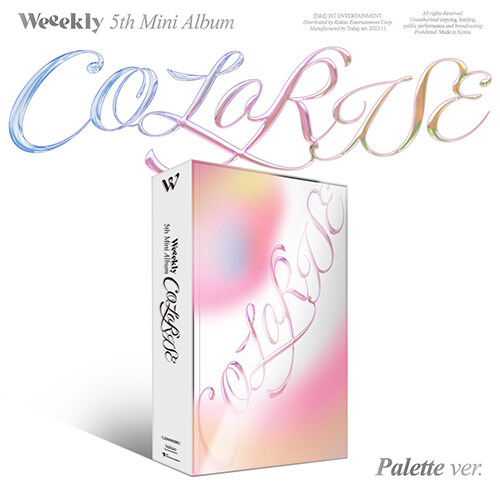 [중고] 위클리 - 미니 5집 ColoRise (Palette Ver.)