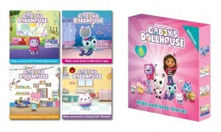 Gabbys Dollhouse Hide-and-Seek Stories Boxed Set (Board Book 4권)