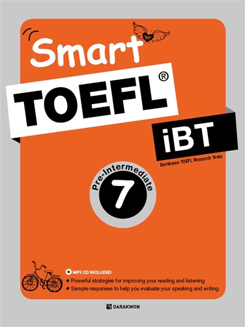 [중고] Smart TOEFL iBT Pre-Intermediate Book 7 (본책 + MP3 CD 1장)