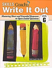 Write It Out G (Book)