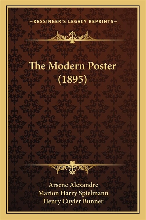 The Modern Poster (1895) (Paperback)