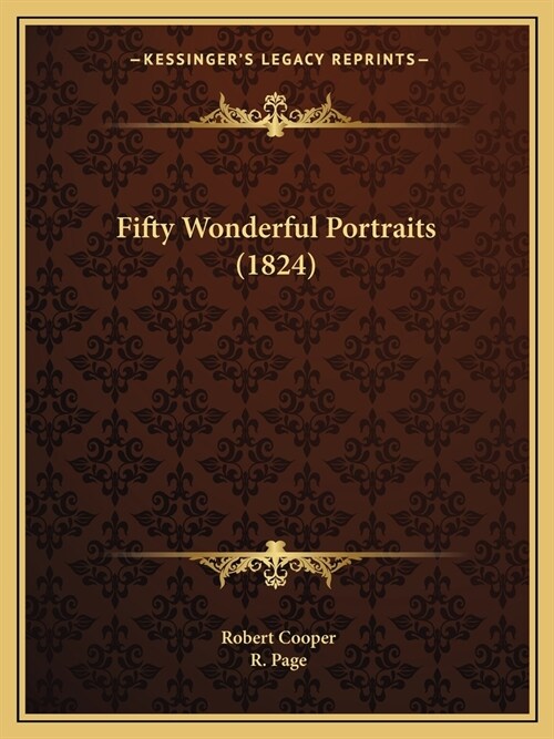 Fifty Wonderful Portraits (1824) (Paperback)