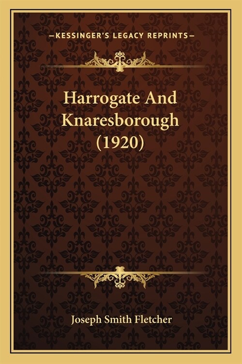 Harrogate And Knaresborough (1920) (Paperback)
