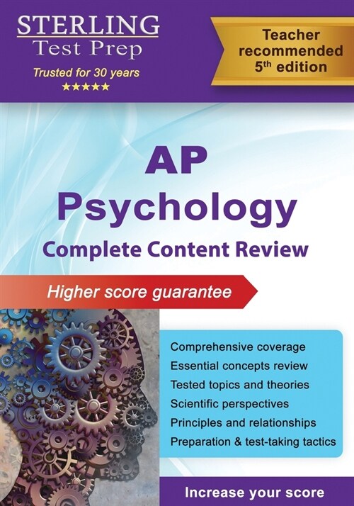 Sterling Test Prep AP Psychology: Complete Content Review for AP Psychology Exam (Paperback)