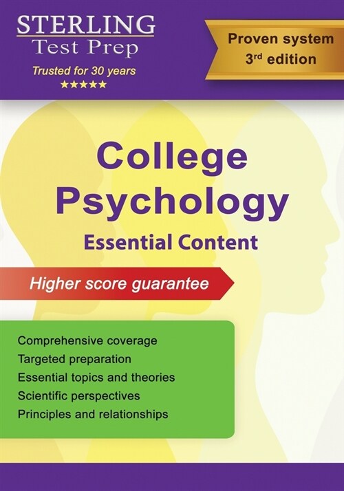 College Psychology: Study Guide Essential Content for College Students (Paperback)