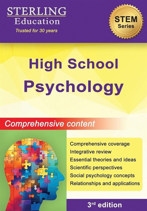 High School Psychology: Comprehensive Content for High Psychology (Paperback)