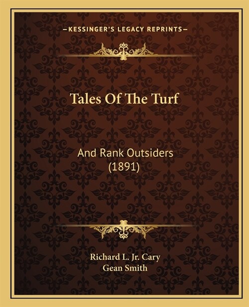 Tales Of The Turf: And Rank Outsiders (1891) (Paperback)