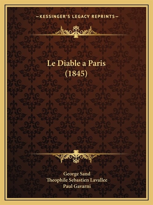 Le Diable a Paris (1845) (Paperback)