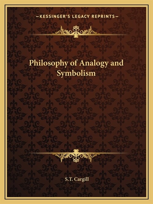 Philosophy of Analogy and Symbolism (Paperback)
