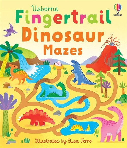 Fingertrail Dinosaur Mazes (Board Books)