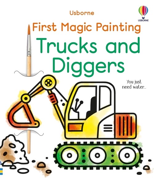First Magic Painting Trucks and Diggers (Paperback)