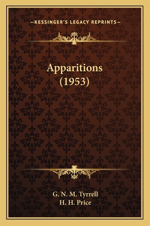 Apparitions (1953) (Paperback)