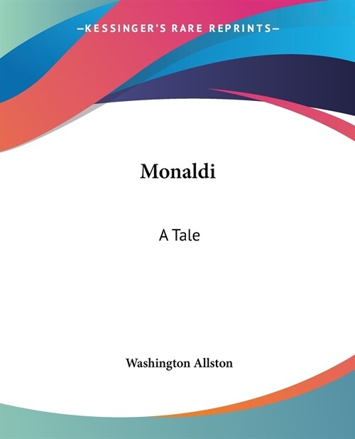 Monaldi: A Tale (Paperback)