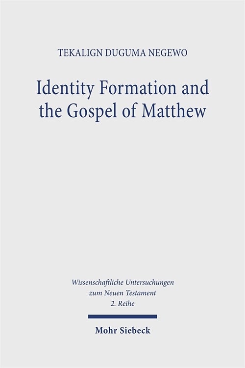 Identity Formation and the Gospel of Matthew: A Socio-Narrative Reading (Paperback)