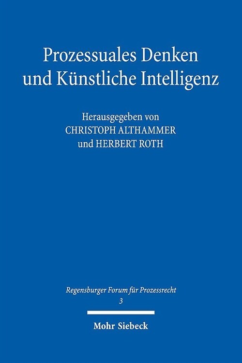 Prozessuales Denken Und Kunstliche Intelligenz (Paperback)