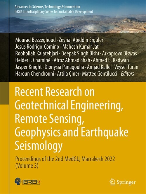 Recent Research on Geotechnical Engineering, Remote Sensing, Geophysics and Earthquake Seismology: Proceedings of the 2nd Medgu, Marrakesh 2022 (Volum (Hardcover, 2024)