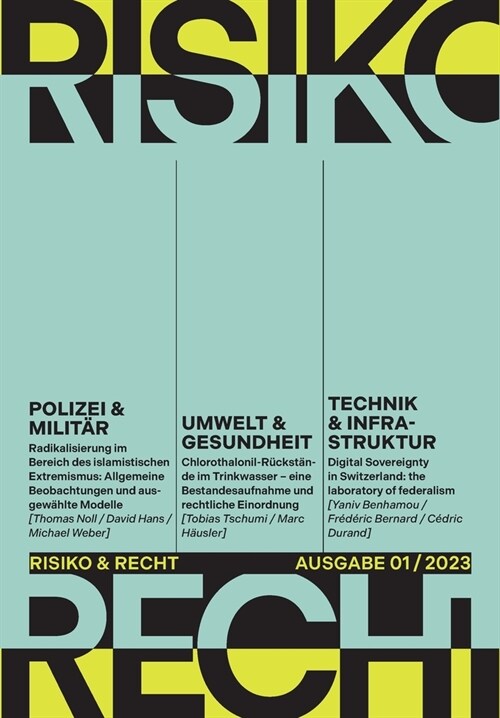 Risiko & Recht 01/2023 (Paperback)