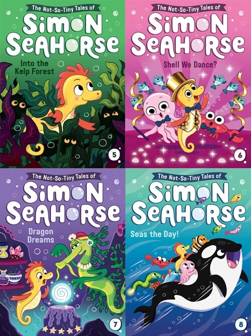 The Not-So-Tiny Tales of Simon Seahorse Collected Set #2: Into the Kelp Forest; Shell We Dance?; Dragon Dreams; Seas the Day! (Paperback, Collected Set)