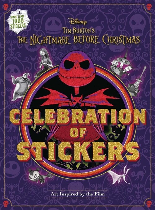Disney Tim Burtons the Nightmare Before Christmas Celebration of Stickers (Hardcover)