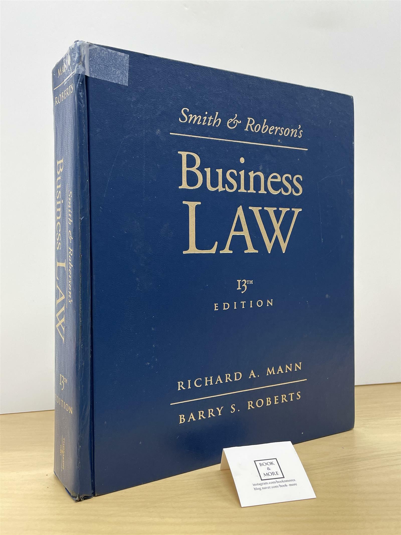 [중고] Smith And Roberson‘s Business Law (Hardcover, 13th)