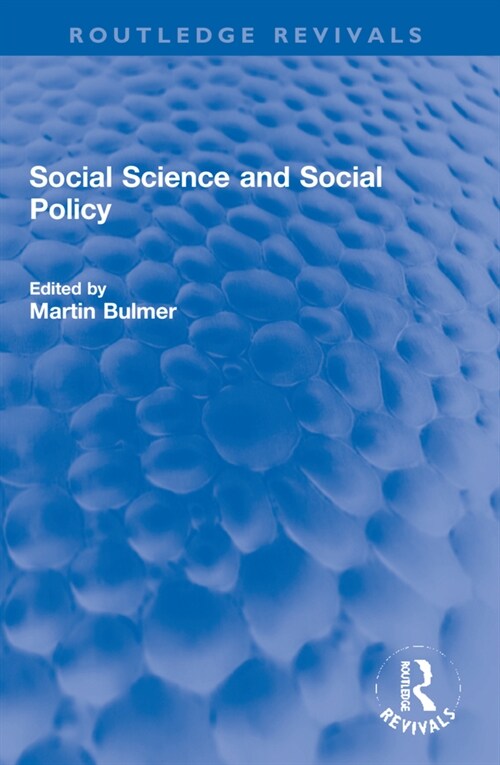 Social Science and Social Policy (Paperback, 1)