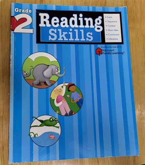 [중고] Reading Skills: Grade 2 (Flash Kids Harcourt Family Learning) (Paperback)