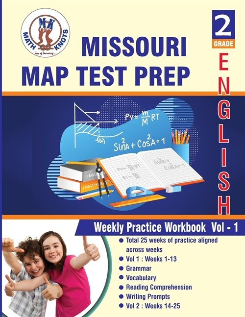 Missouri Assessment Program (MAP), 2nd Grade ELA Test Prep: Weekly Practice Work Book, Volume 1 (Paperback)