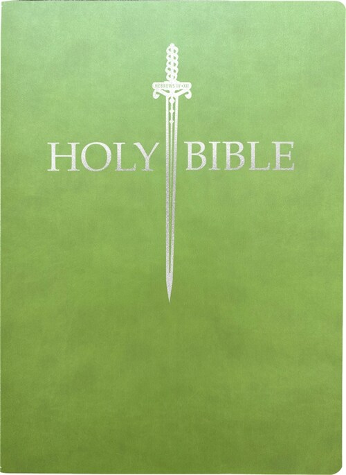 KJV Sword Bible, Large Print, Olive Ultrasoft: (Red Letter, Green, 1611 Version) (Imitation Leather)