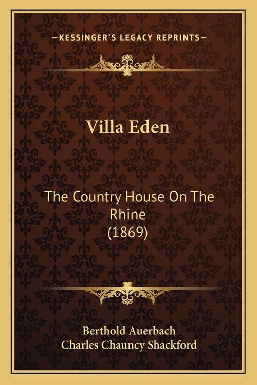 Villa Eden: The Country House On The Rhine (1869) (Paperback)