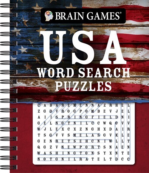 Brain Games - USA Word Search Puzzles (#5): Volume 5 (Spiral)