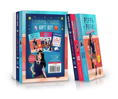 Pippa Park Series Gift Set: Pippa Park Raises Her Game + Pippa Park Crush at First Sight (Chapter Books) + Write-In Journal - Limited Edition (Paperback)