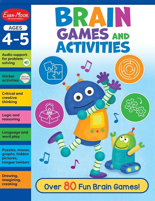 Brain Games and Activities, Ages 4 - 5 Workbook (Paperback)