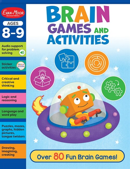 Brain Games and Activities Ages 8 - 9 Workbook (Paperback)