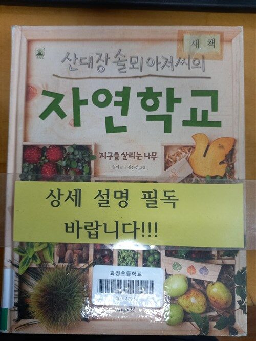 [중고] 산대장 솔뫼 아저씨의 자연학교 : 지구를 살리는 나무