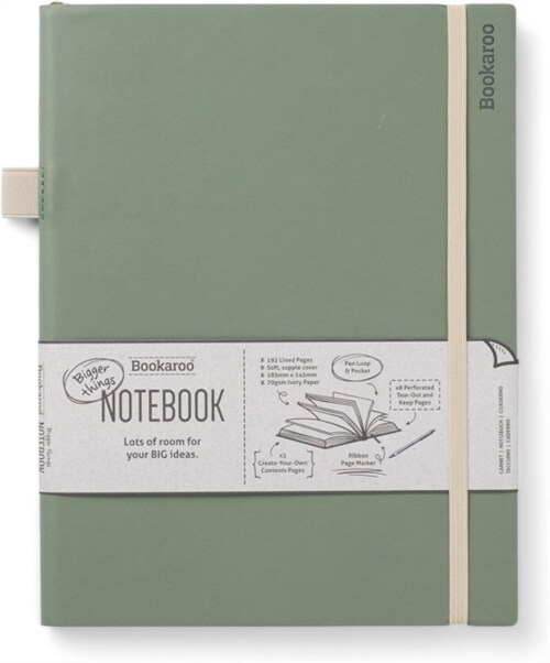 Bookaroo Bigger Things Notebook Journal - Fern (Paperback)