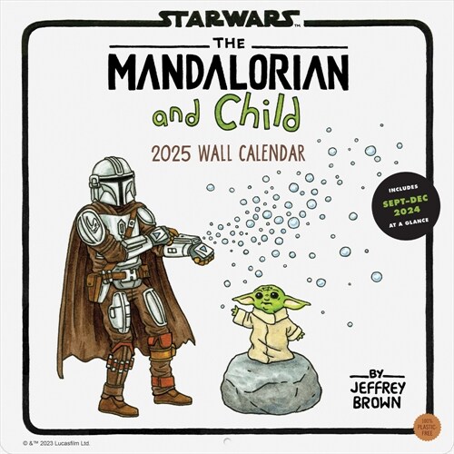 The Mandalorian and Child 2025 Wall Calendar (Wall)