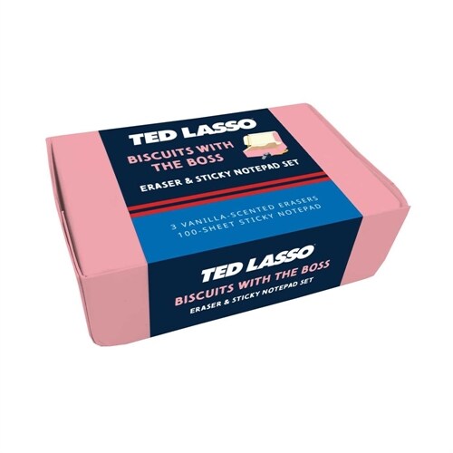 Ted Lasso: Biscuits with the Boss Scented Eraser & Sticky Notepad Set (Kit)