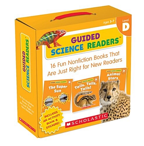 Guided Science Readers: Level D (Parent Pack): 16 Fun Nonfiction Books That Are Just Right for New Readers (Boxed Set)