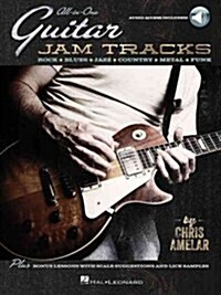 All-In-One Guitar Jam Tracks: Rock * Blues * Jazz * Country * Metal * Funk (Paperback)