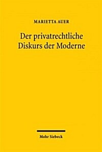 Der Privatrechtliche Diskurs Der Moderne (Hardcover)