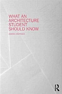 What an Architecture Student Should Know (Paperback, New)