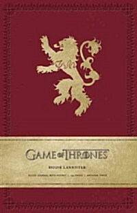 GAME OF THRONES: HOUSE LANNISTER HARDCOVER RULED JOURNAL (Book)
