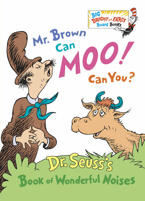닥터수스 Dr.Seuss Mr. Brown Can Moo! Can You? (Big) (Board Book)