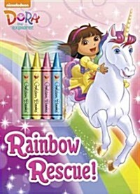 Rainbow Rescue! [With 4 Jumbo Crayons] (Paperback)