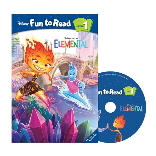 Disney Fun to Read Set 1-37 : Elemental (엘리멘탈) (Paperback + CD)