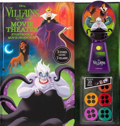 Disney Villains: Movie Theater Storybook & Movie Projector (Hardcover)