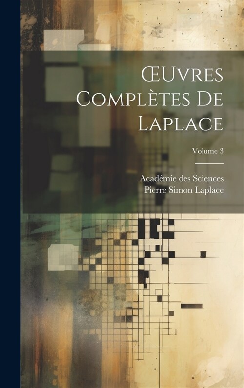 OEuvres Compl?es De Laplace; Volume 3 (Hardcover)