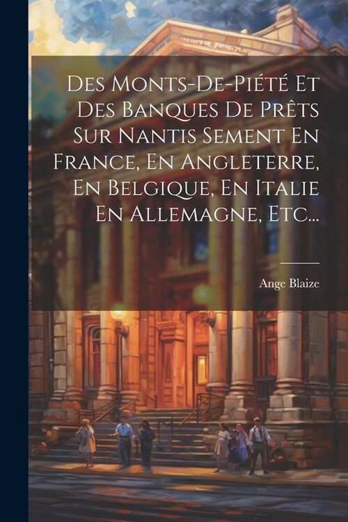 Des Monts-de-pi??Et Des Banques De Pr?s Sur Nantis Sement En France, En Angleterre, En Belgique, En Italie En Allemagne, Etc... (Paperback)